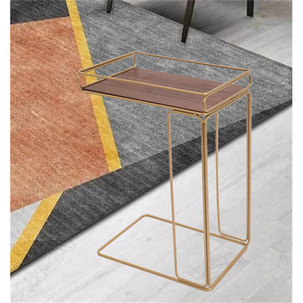 Mercer41 Konny 25'' Tall Tray Top Frame End Table Wayfair